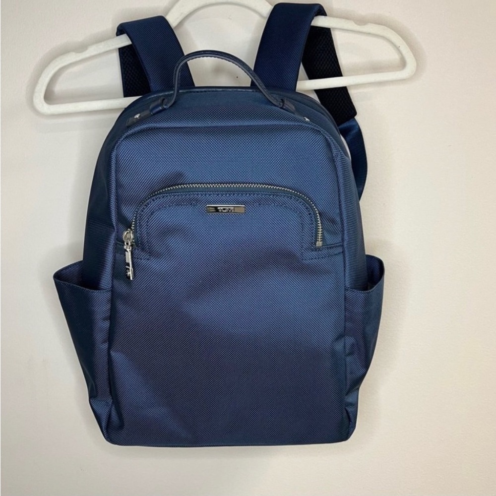 Tumi Unisex Nylon Leather Travel Laptop Backpack